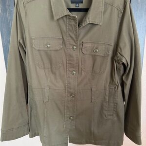 Liverpool Khaki Utility Jacket for Women